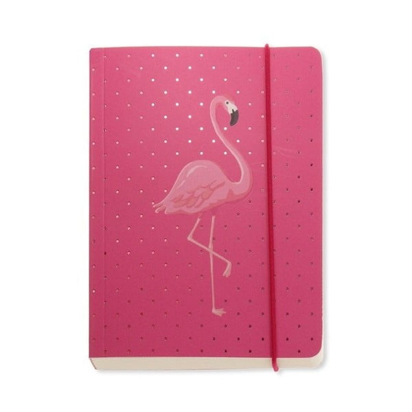 Flamingo Pink jegyzetfüzet, A6 - GO Stationery