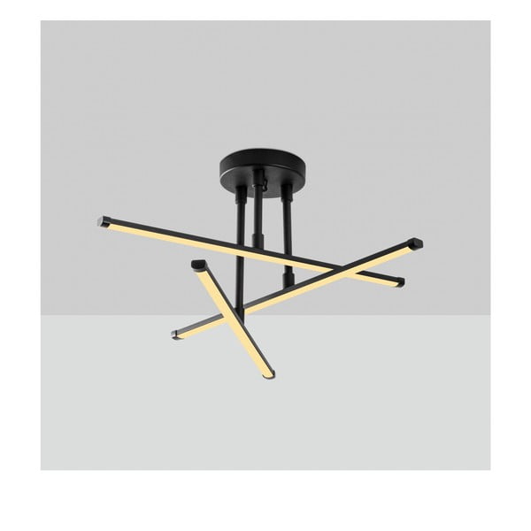 Fekete LED mennyezeti lámpa 26x51 cm Umut – Opviq lights-image-2