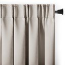 Bézs dimout (részleges sötétítő) függöny 140x245 cm Kierra – Restilo