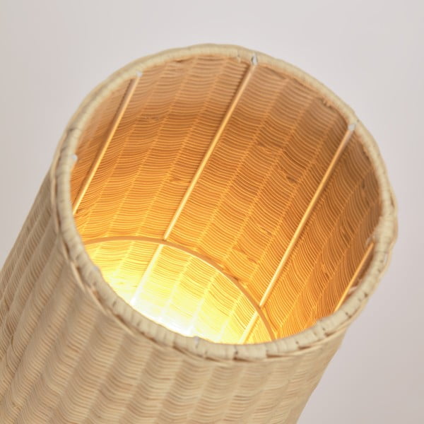 Natúr színű rattan állólámpa rattan búrával (magasság 120 cm) Kamaria – Kave Home-image-3