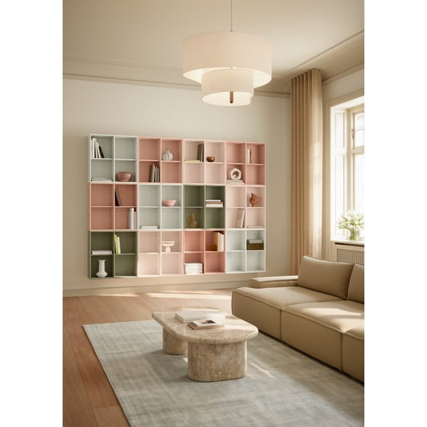 Mentazöld függő könyvespolc 70x70x27 cm Mistral – Hammel Furniture-image-3