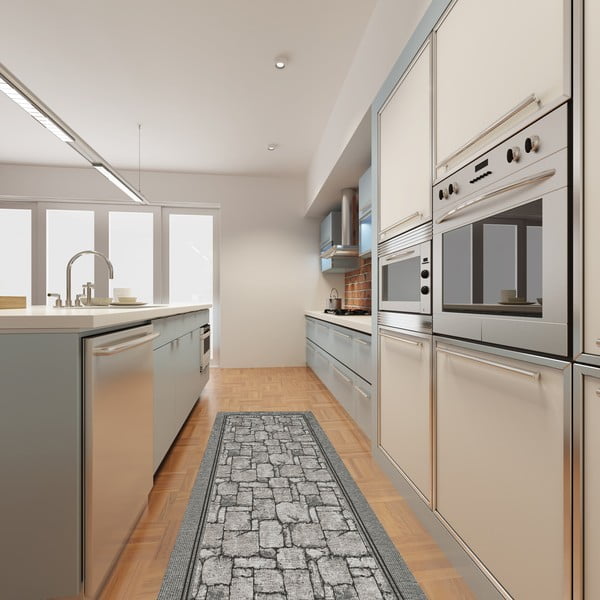 Wall szürke futószőnyeg, 55 x 240 cm - Floorita-image-2