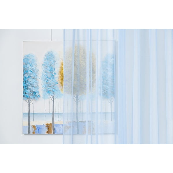 Kék átlátszó függöny 140x245 cm Voile – Mendola Fabrics-image-2
