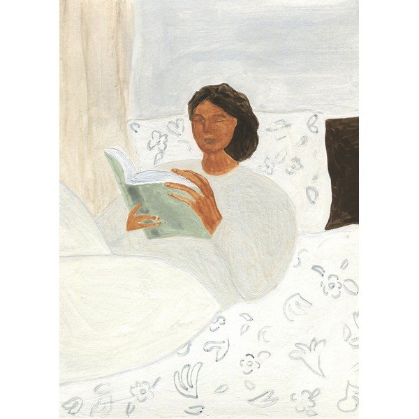 Poszter 50x70 cm Morning Read  – Isabelle Vandeplassche – The Poster Club