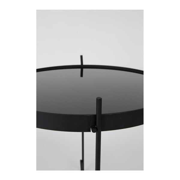 Cupid fekete tárolóasztal, ⌀ 43 cm - Zuiver-image-4