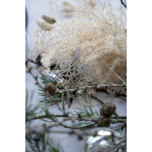 Christmas Angel ezüstszínű karácsonyi függődísz - Kähler Design-image-1