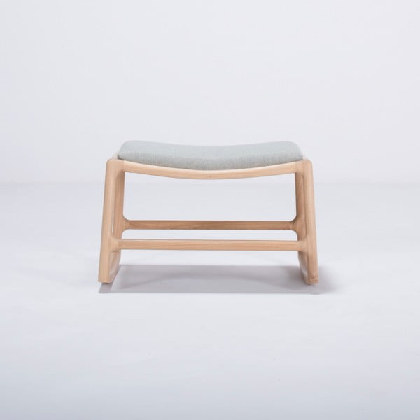 Dedo tölgyfa zsámoly kékesszürke szövet ülőrésszel - Gazzda