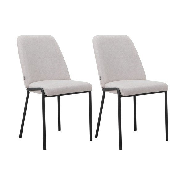 Világosszürke étkezőszék szett 2 db-os Joelle – Støraa-image-3