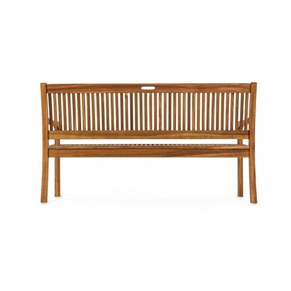 Natúr színű tömörfa kerti pad Noemi – Bizzotto-image-4