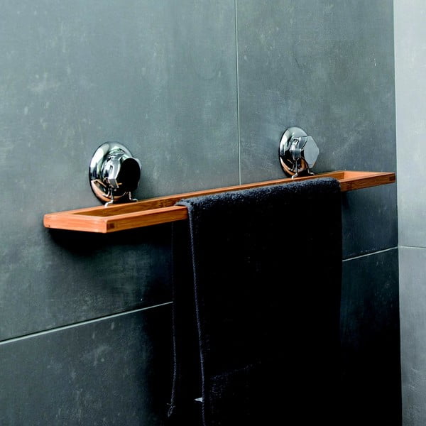 Spa bambusz fali törölközőtartó - Compactor-image-1