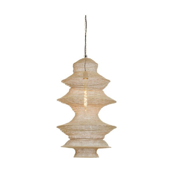 Bézs fém függőlámpa Nakisha – Light & Living-image-1