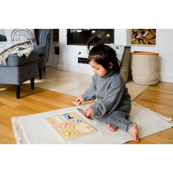 Fa formabeillesztős puzzle (részek száma 6) Safari – Kindsgut-image-2