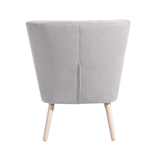 Neele Velor világosszürke fotel - Max Winzer-image-2