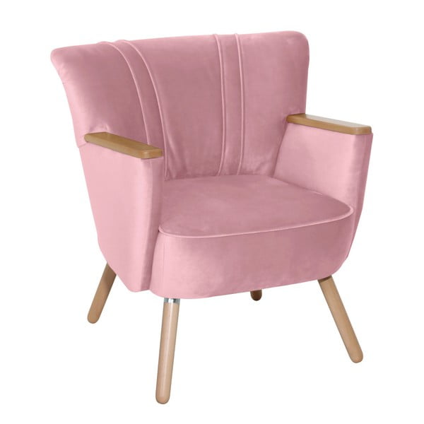 Laurin Velvet rózsaszín fotel - Max Winzer