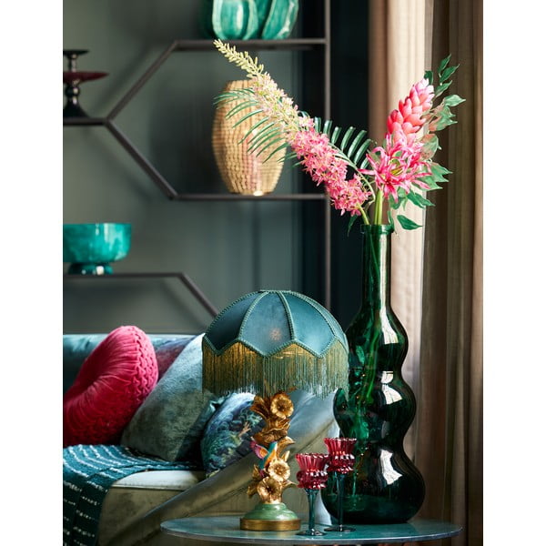 Petróleum színű lámpabúra ø 35 cm Malacia – Light & Living-image-1