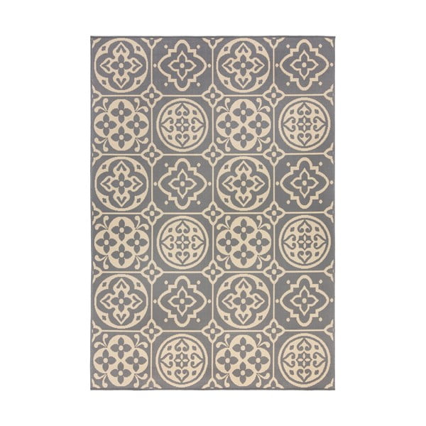 Tile szürke kültéri szőnyeg, 160 x 230 cm - Flair Rugs