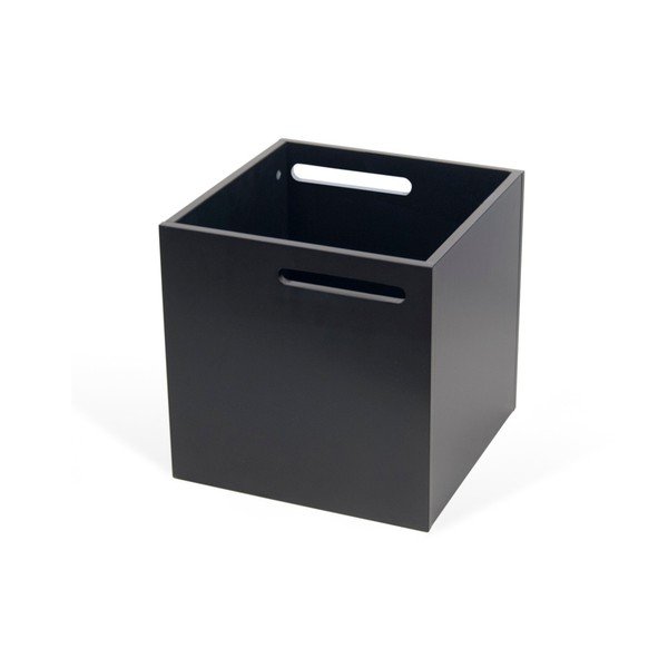 Berlin fekete tárolódoboz könyvespolchoz - TemaHome-image-1