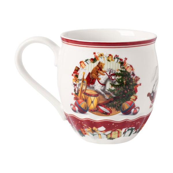 Santa piros-fehér porcelán bögre - Villeroy & Boch