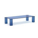 Kék üveg dohányzóasztal 60x140 cm Adularia – Kave Home