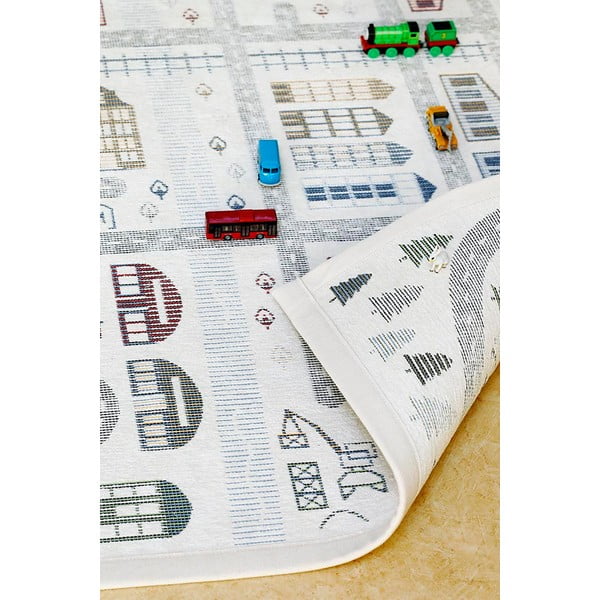 Ülejõe fehér kétoldalas gyerekszőnyeg, 140 x 200 cm - Narma-image-2
