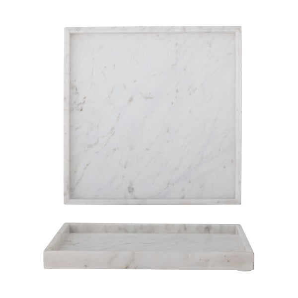 Márvány dekoratív tálca 35x35 cm Majsa – Bloomingville-image-4