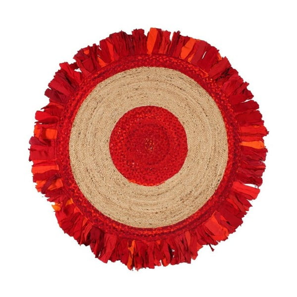 Passion kerek szőnyeg jutából és pamutból, Ø 150 cm - Eco Rugs