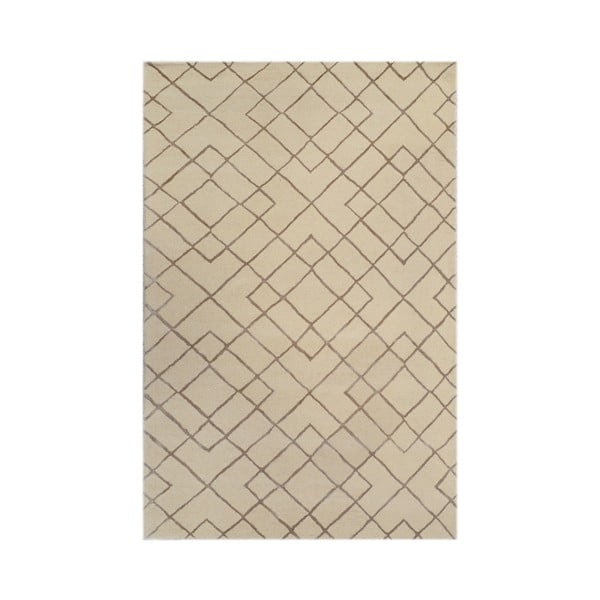 Highway Cream kézzel készített szőnyeg, 183 x 122 cm - Bakero