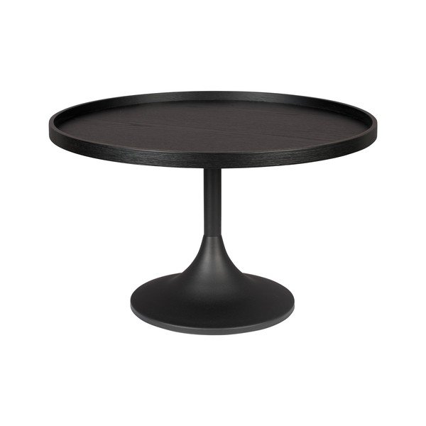 Fekete kerek dohányzóasztal ø 69 cm Jason – Zuiver