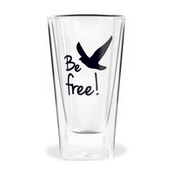 Be Free duplafalú pohár, 300 ml - Vialli Design