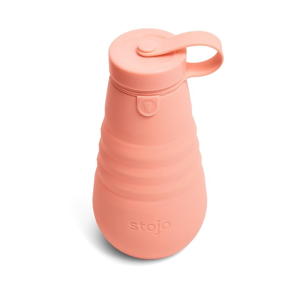 Bottle Apricot narancssárga összecsukható palack, 590 ml - Stojo-image-1