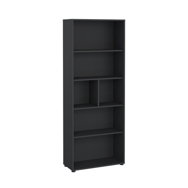 Antracitszürke könyvespolc 80x205 cm Sign – Tvilum-image-2