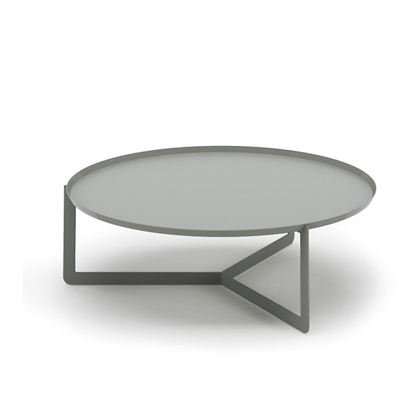 Round szürke dohányzóasztal, Ø 120 cm - MEME Design