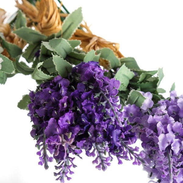 Művirág szett 3 db-os (magasság 32 cm) Lavender Bouquet – Casa Selección-image-2