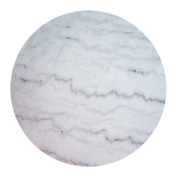 Accent fehér márvány dohányzóasztal arany színű talppal, ⌀ 85 cm - RGE-image-3
