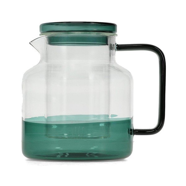 Zöld üveg teáskanna 950 ml Liv – ONA