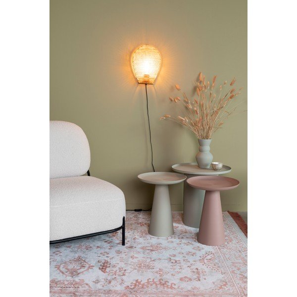 Fém kerek tárolóasztal ø 45,5 cm Sverre – White Label-image-2