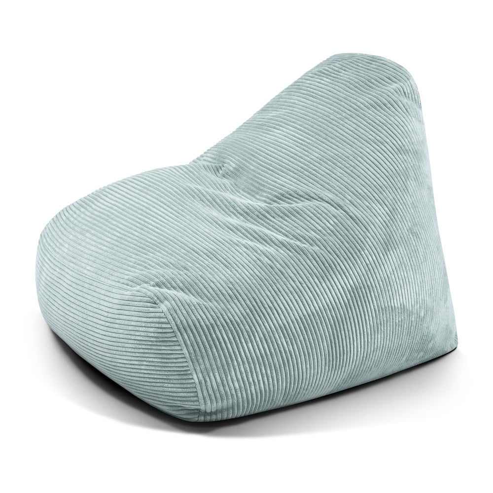 Mentazöld kordbársony babzsákfotel Snug 100  SLOWDOWN
