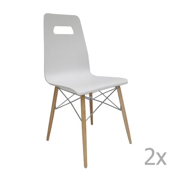 Ricardo 2 darabos fehér szék készlet - Evergreen House
