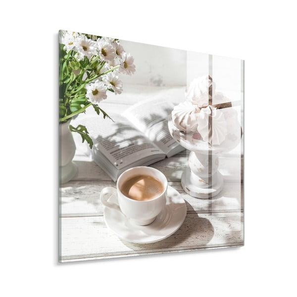 Üveg kép 30x30 cm Meringue – Styler-image-4