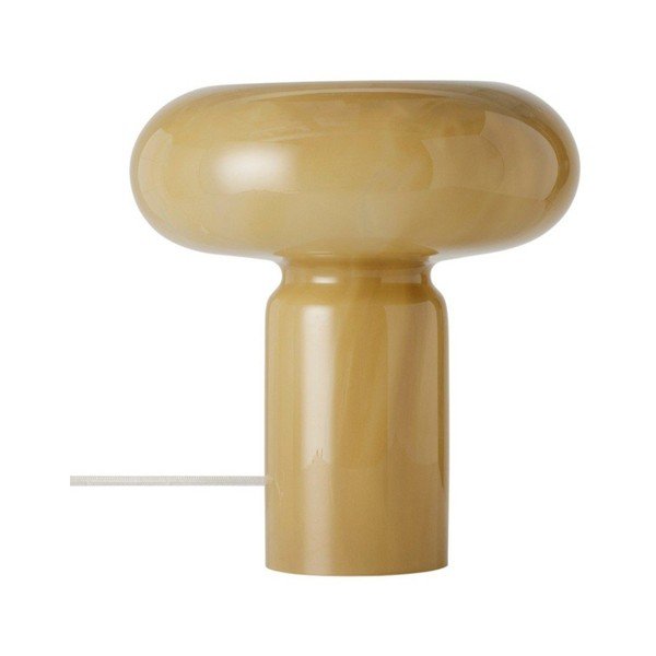 Khaki üveg asztali lámpa (magasság 28 cm) Aurora – Ellos Home