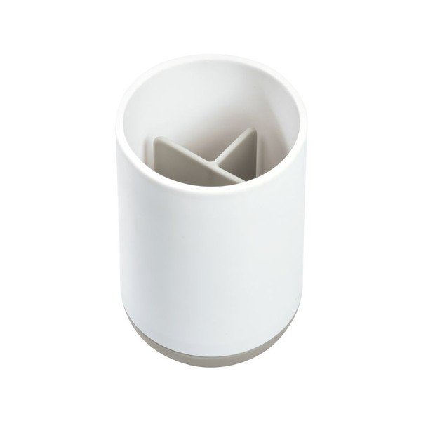 Cade fehér fogkefetartó pohár rekeszekkel - iDesign-image-1