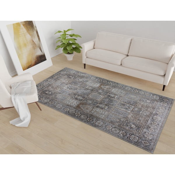 Szürke mosható szőnyeg 120x180 cm Vintage Orient – Vitaus-image-1