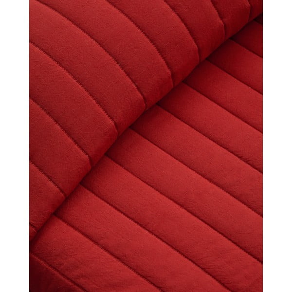 Piros bio pamut steppelt ágytakaró 180x240 cm Sini – Kave Home-image-3