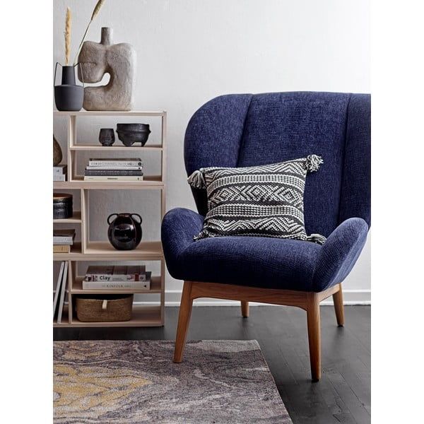 Itamar fekete fém váza, magasság 20,5 cm - Bloomingville-image-3