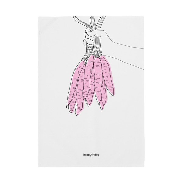 Pamut konyharuha szett 2 db-os 50x70 cm Carrots – Happy Friday-image-2