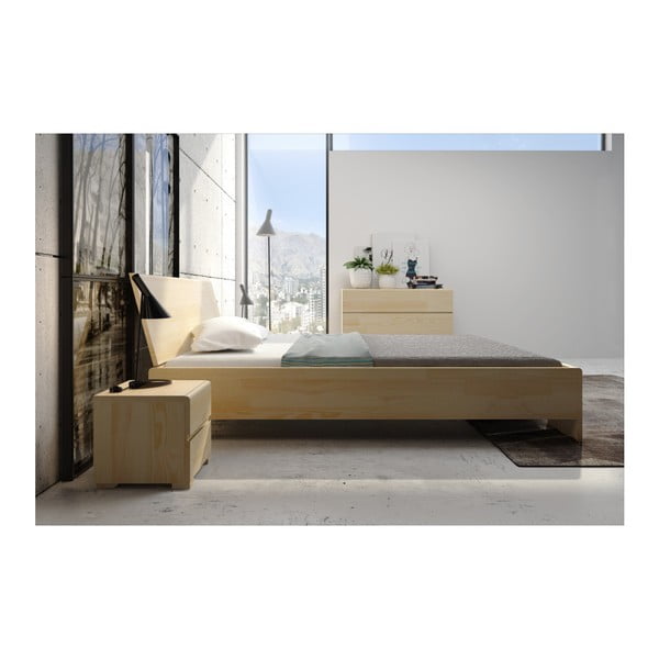 Vestre Maxi fenyőfa franciaágy, 200 x 200 cm - Skandica-image-4