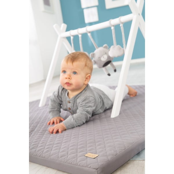 Sötétszürke játszószőnyeg 120x120 cm Style – Roba-image-3