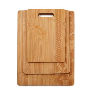 Bambusz vágódeszka készlet 3 db-os 30x39.5 cm – Cooksmart ®