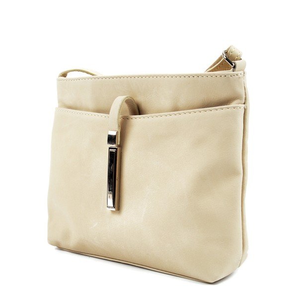 241 Beige bőr válltáska - Roberta M-image-2