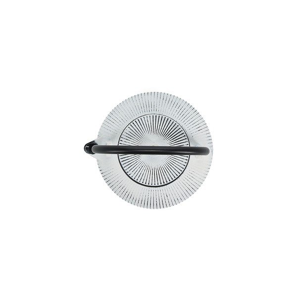Fekete-fehér öntöttvas teáskanna szűrővel 350 ml Sencha – S|P Collection-image-4